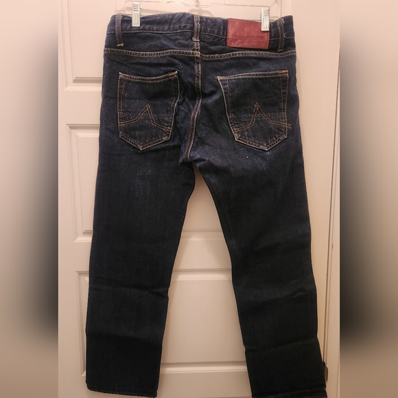 Men's Dark Blue Jeans - Picture 3 of 7